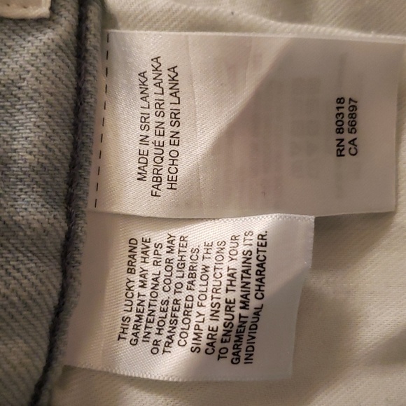 Lucky Brand Mid Rise Crop ombre Authentic Straight - Picture 8 of 8